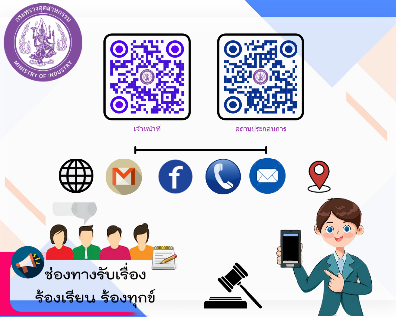 Banner ช่องทางการร้องเรียน